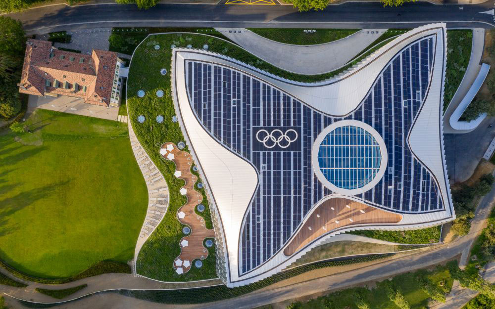 Hauptsitz des Internationalen olympischen Komitees IOC - Lausanne