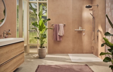 Zukunftsideen des grünen Badezimmers mit hansgrohe schon heute einziehen lassen