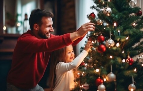 Ungetrübte Freude mit dem Weihnachtsbaum