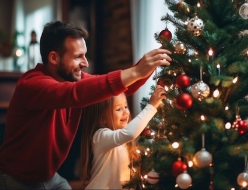 Ungetrübte Freude mit dem Weihnachtsbaum